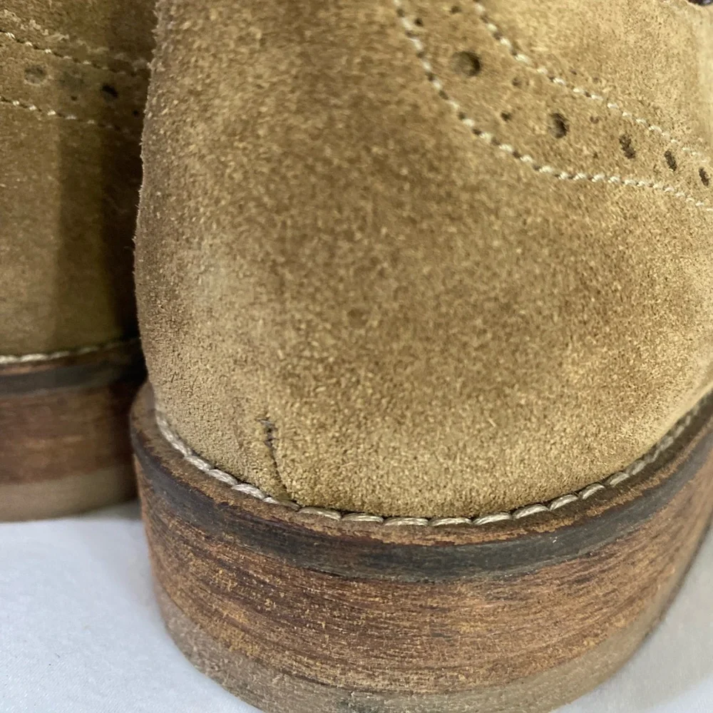 JOHNSTON & MURPHY Flex System Sheepskin Wingtip Men's Shoes. Size 9